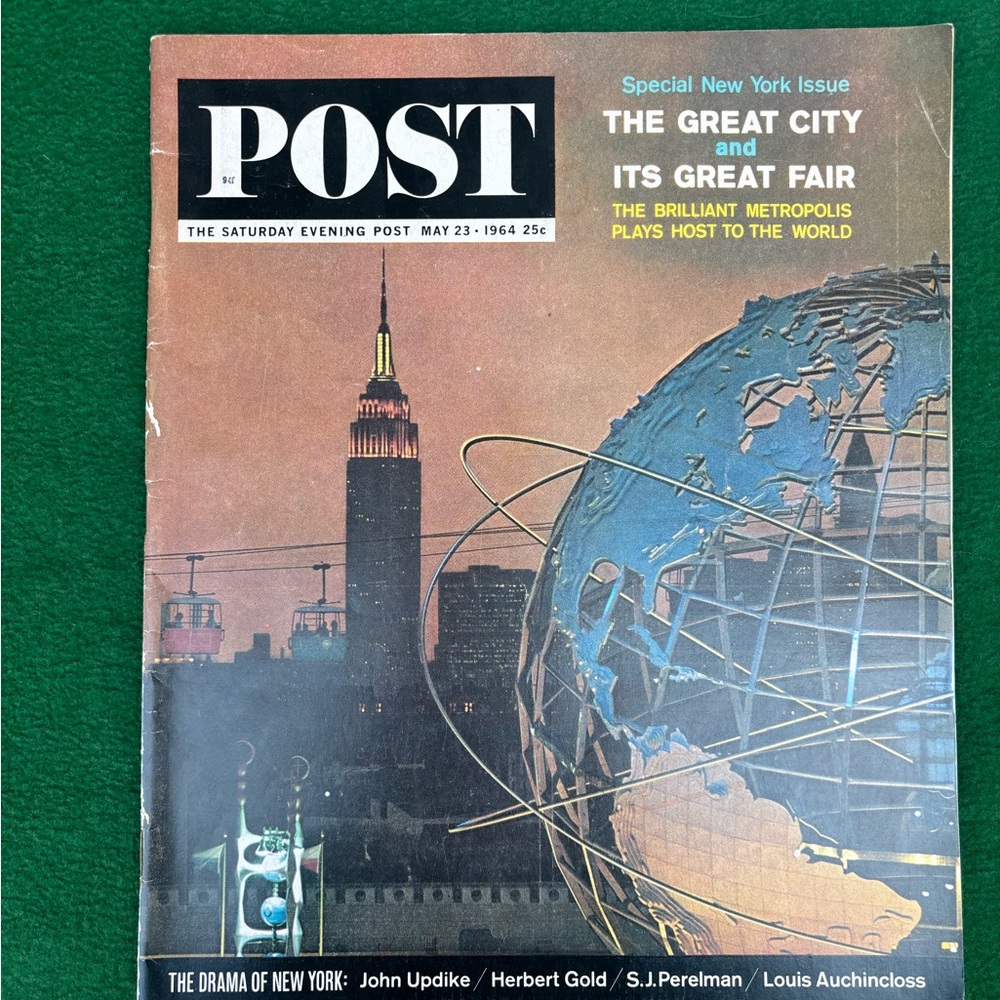 Vintage Saturday Evening Post Magazine Cover